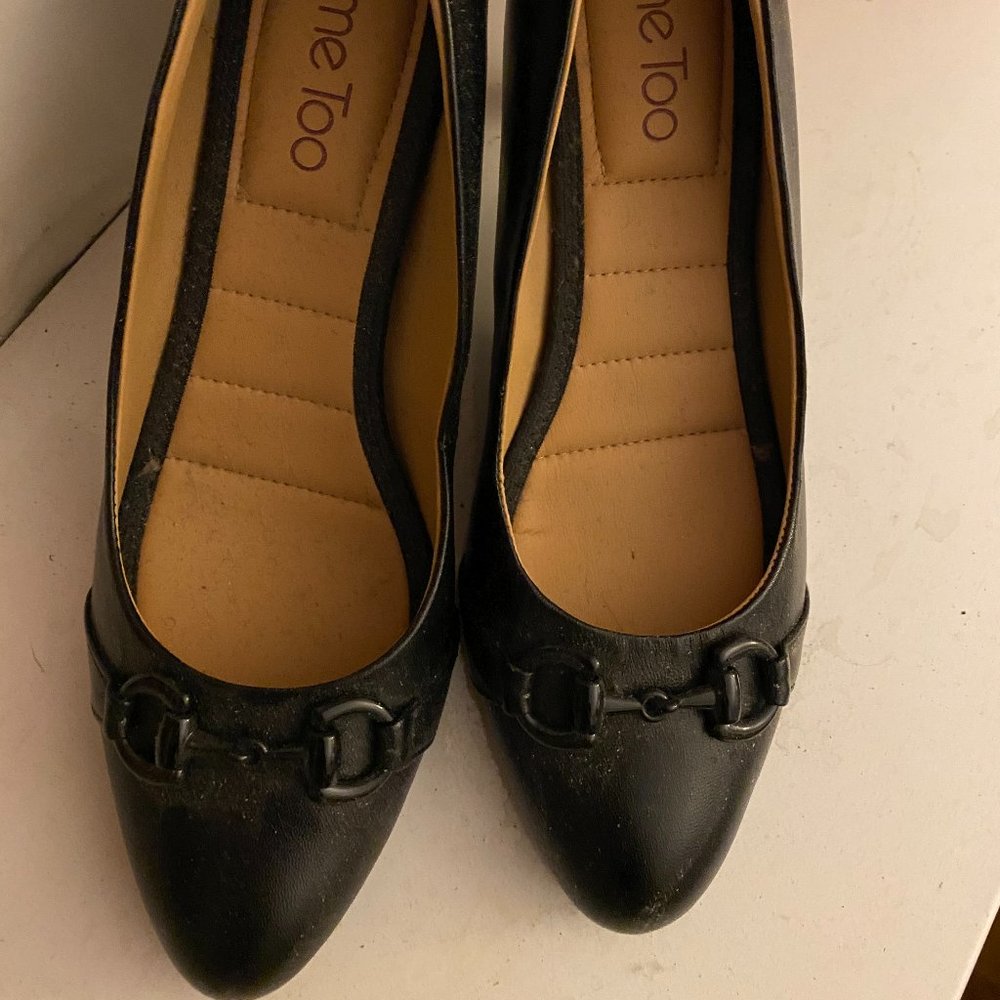 Black Leather Shoes - New